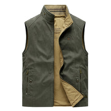 Load image into Gallery viewer, Wholesale Men&#39;s Cotton Reversible Vest Sleeveless Jacket
