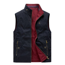 Load image into Gallery viewer, Wholesale Men&#39;s Cotton Reversible Vest Sleeveless Jacket
