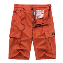 Load image into Gallery viewer, Custom Men&#39;s Stretch Cotton Washed Cargo Shorts 603
