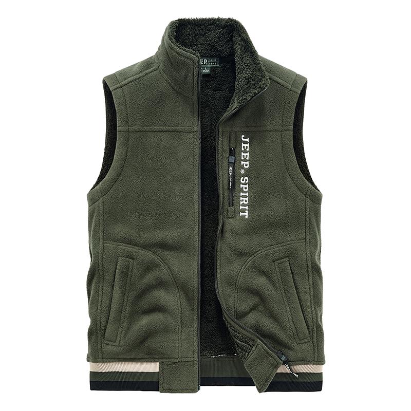 Wholesale Men's Outdoor Casual Travel Fleece Gilet