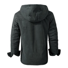 Load image into Gallery viewer, Wholesale Men&#39;s Thick Warm Hooded Jacket Sherpa Fleece Lined
