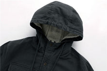 Load image into Gallery viewer, Wholesale Men&#39;s Thick Warm Hooded Jacket Sherpa Fleece Lined
